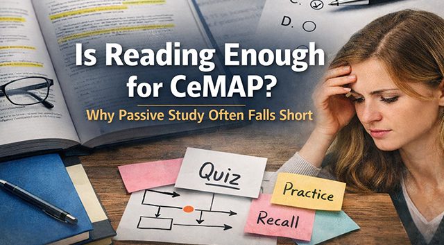 Why Reading Alone Isn’t Enough for Most CeMAP Learners