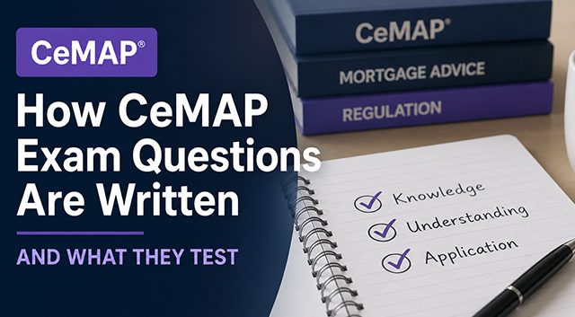 How CeMAP exam questions are written and what they test