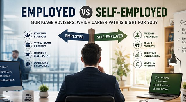 Employed vs Self-Employed Mortgage Advisers: Which Career Path Is Right for You?