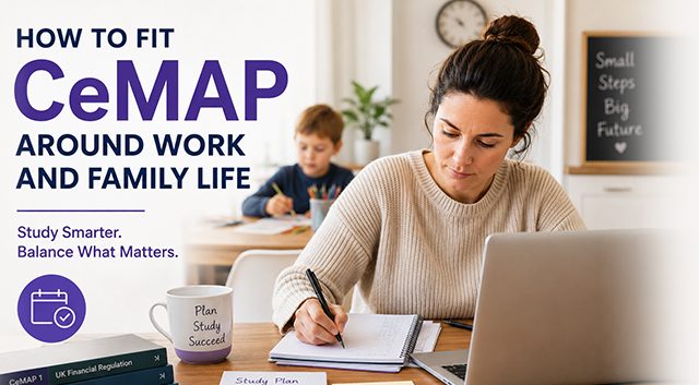 How to Fit CeMAP Around Work and Family Life