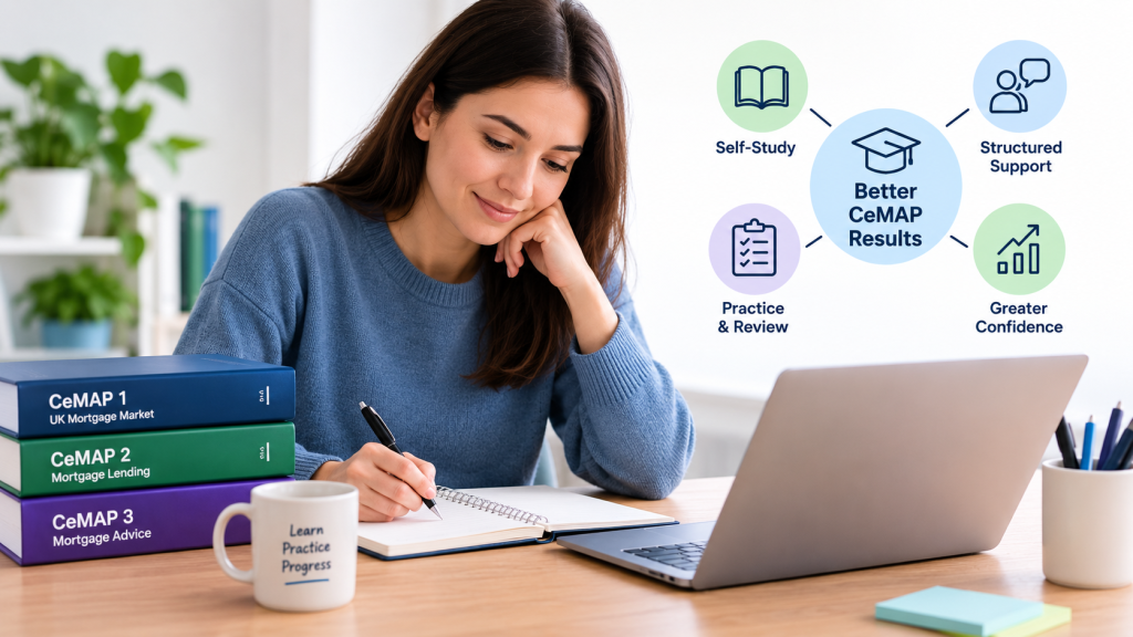 CeMAP learner combining self-study with structured support