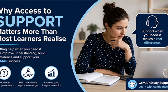 Why Access to Support Matters More Than Most CeMAP Learners Realise