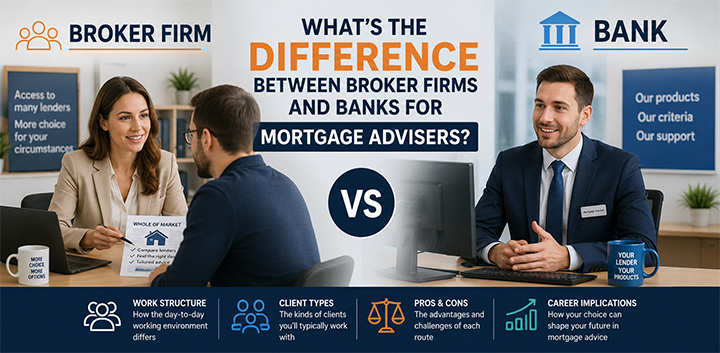 Broker vs bank mortgage adviser comparison in the UK