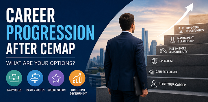 Career progression after CeMAP showing the different career paths available to mortgage advisers.