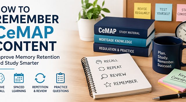 How to Improve Memory Retention for CeMAP Topics